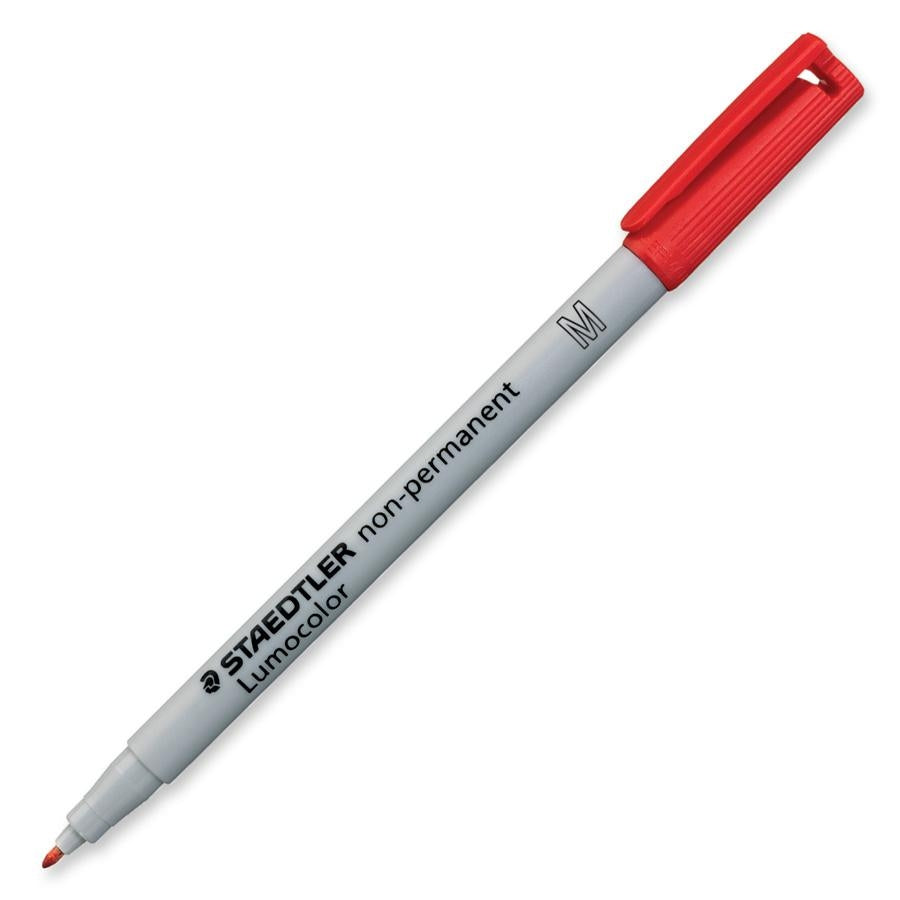 Staedtler Non-Permanent-Marker Lumocolor – mittel 0,8-1 mm – rot – nachfüllbar