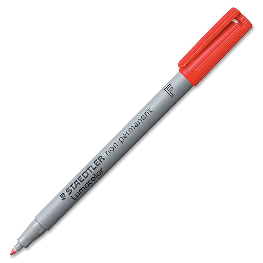 Staedtler Non-Permanent-Marker Lumocolor 316 – superfein 0,6 mm – rot – 10er-Set