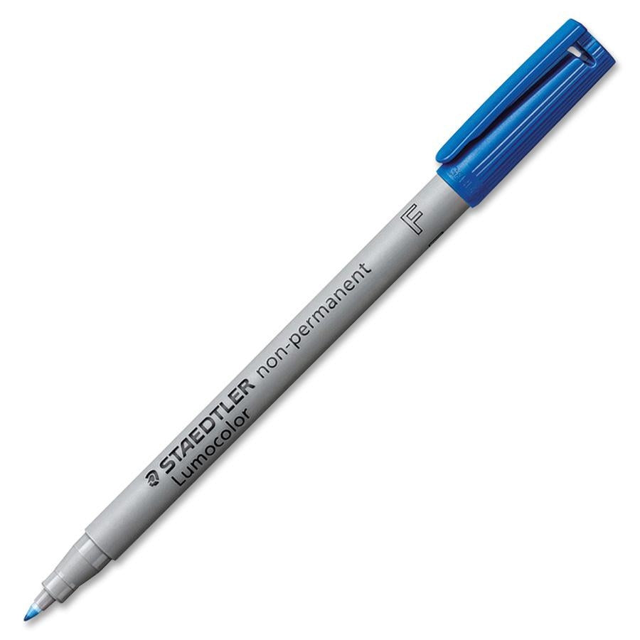 Staedtler Non-Permanent-Marker Lumocolor – fein 0,6 mm – blau – nachfüllbar