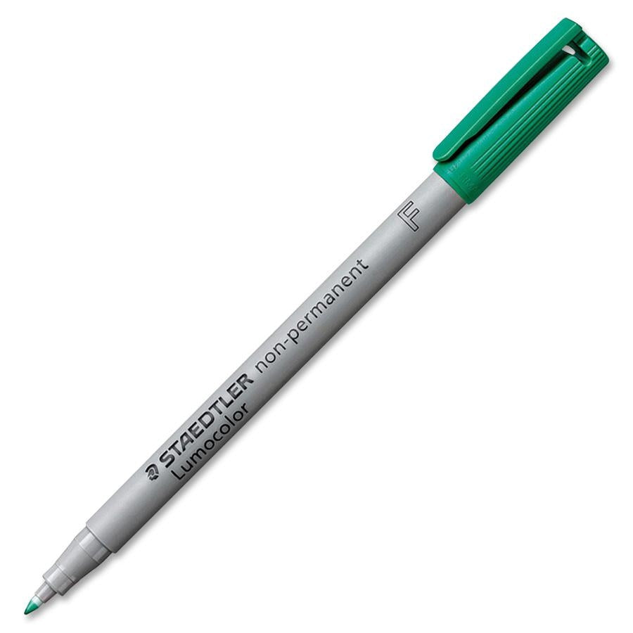 Staedtler Non-Permanent-Marker Lumocolor – fein 0,6 mm – grün – nachfüllbar