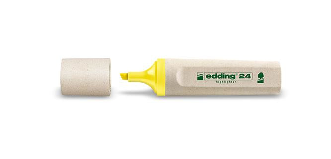 Edding Flipchart-Marker 32 EcoLine – Keilspitze 1,5-5 mm – Sortiert – 4er-Set – Nachfüllbar