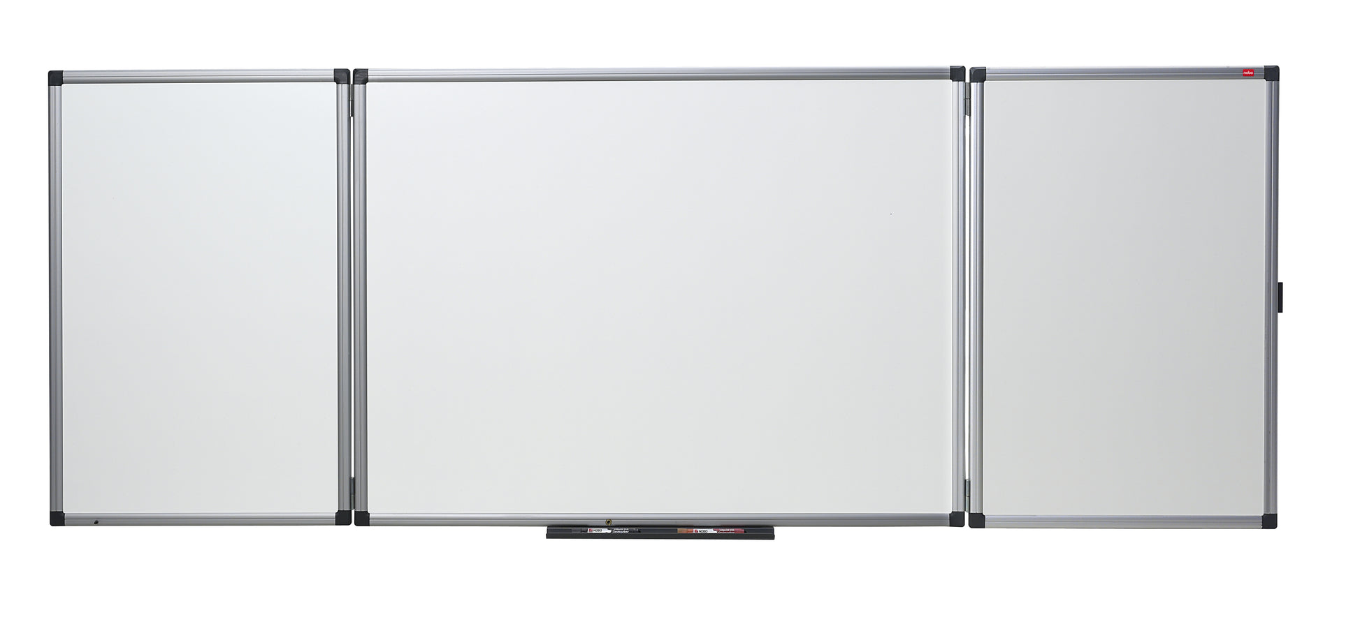 Nobo Whiteboard – 120 × 90 cm, Emaille, magnetisch, Aluminiumrahmen, Wandmontage