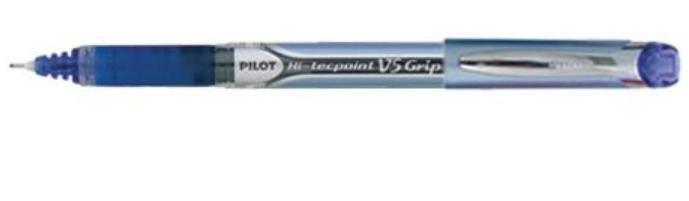 Pilot Hi-Tecpoint V5 Grip – Tintenroller, mit Kappe, 0,5 mm, Blau, für Linkshänder