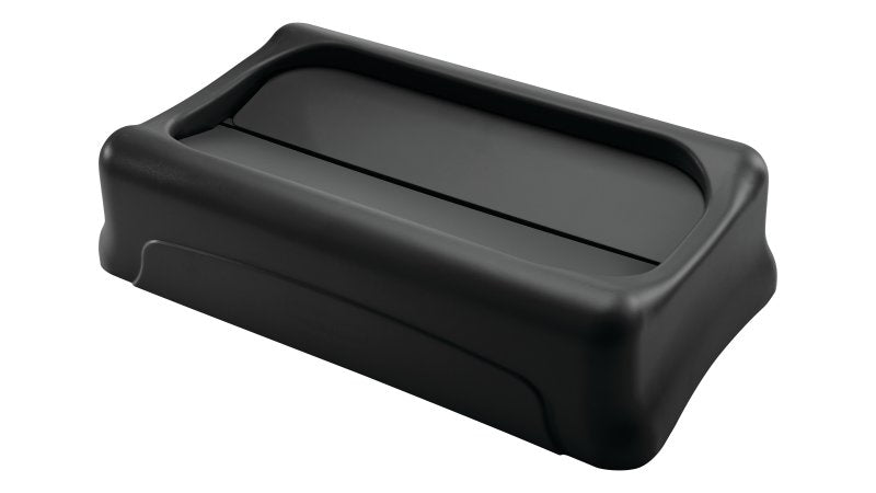 Rubbermaid Deckel – für Slim Jim FG3540/3541, Schwingdeckel, Kunststoff, Schwarz