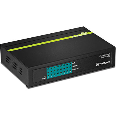 TRENDnet TPE-TG80g – Unmanaged Switch – 8× 1G, PoE+, PoE-Budget 123 W
