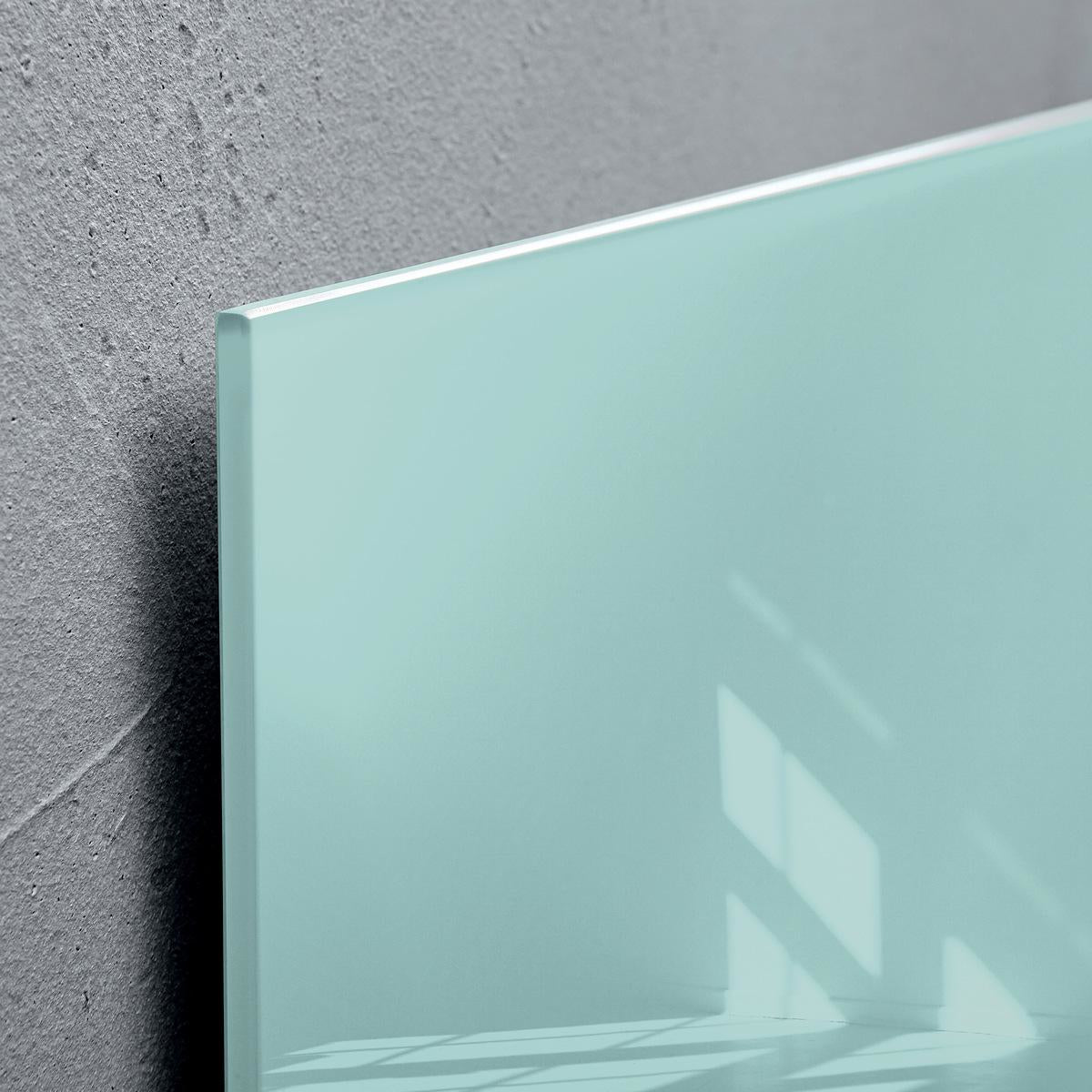 Sigel Whiteboard – 12 × 78 cm, Glas, magnetisch, Wandmontage, inkl. SuperDym Magnetwürfel, Montagesatz