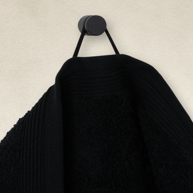 MÖVE Superwuschel Duschtuch – 80 × 150 cm – Schwarz – Baumwolle, 550 g/m² – 60 °C