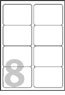 AVERY Zweckform – Versand-Etiketten, 99 mm × 68 mm, weiss, 250 Blatt (2.000 Etiketten)