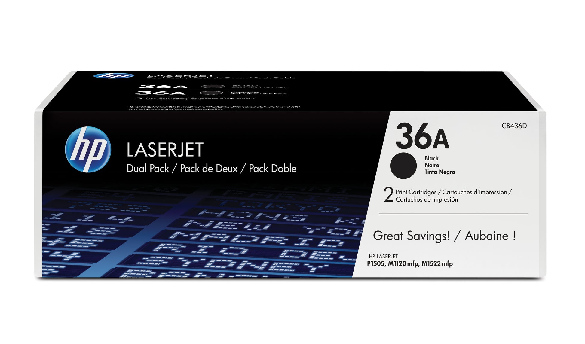 HP Toner-Multipack 36A – Schwarz, 2000 Seiten