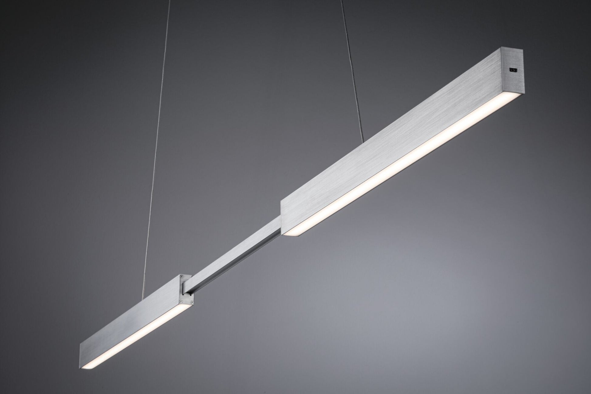 Paulmann Pendelleuchte Aptare – 180 × 5 × 150 cm, 4100 lm, 16,5 W, 2700 K, dimmbar, weiss, festverbaut