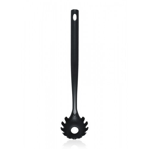 Brabantia Spaghettilöffel 33,8 cm, Kunststoff, spülmaschinenfest, schwarz