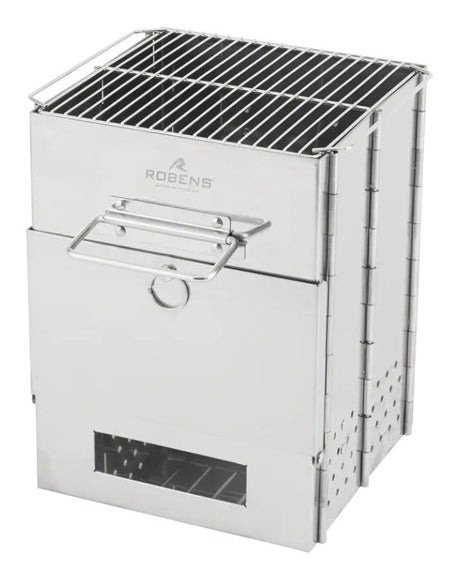 Robens Tragbarer Grillofen 690244 – Holz – Edelstahl