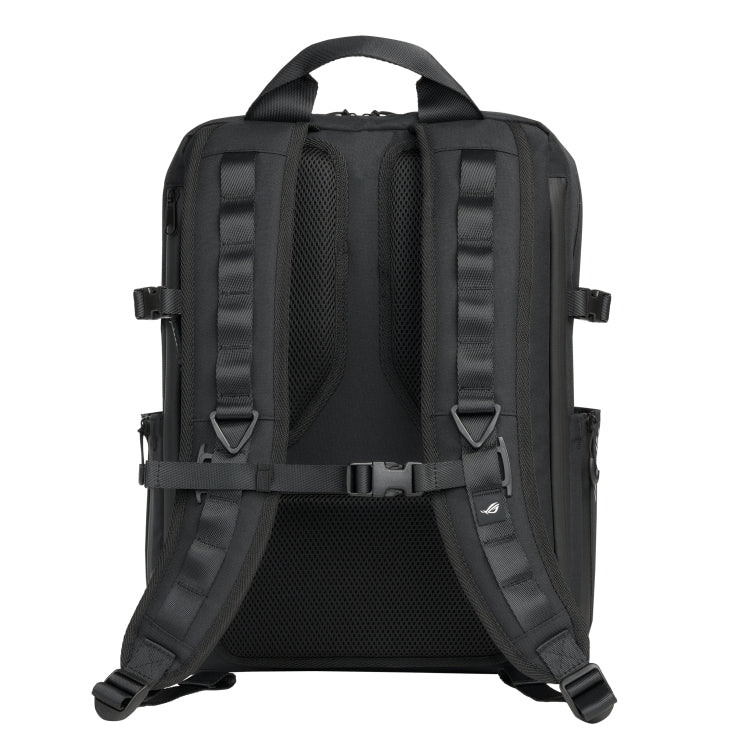 ASUS ROG Gaming-Notebook-Rucksack Archer BP2600 – für 16", wasserabweisend, Leder/Polyester – schwarz