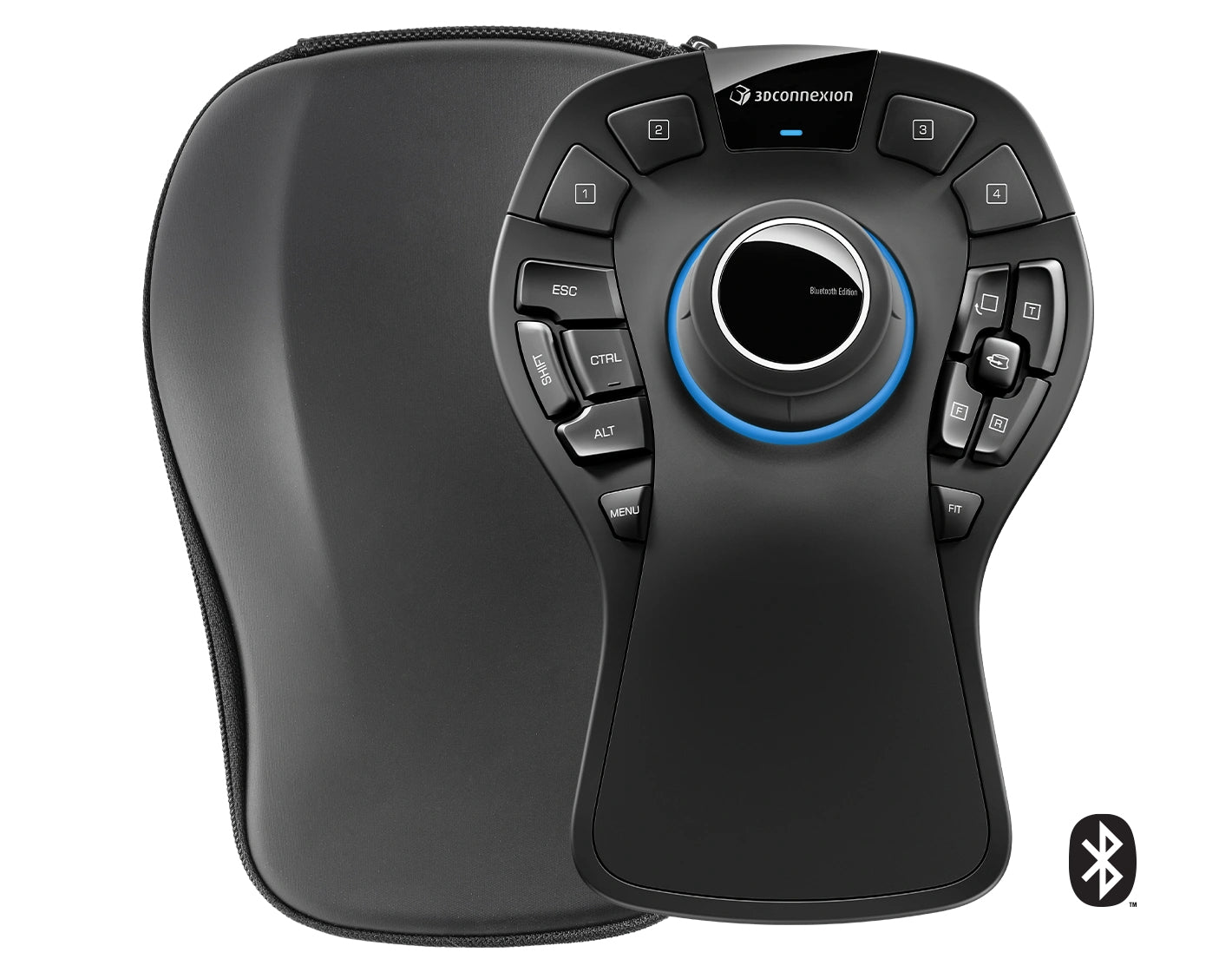 3Dconnexion SpaceMouse Pro Wireless 3D-Maus – kabellos, Bluetooth