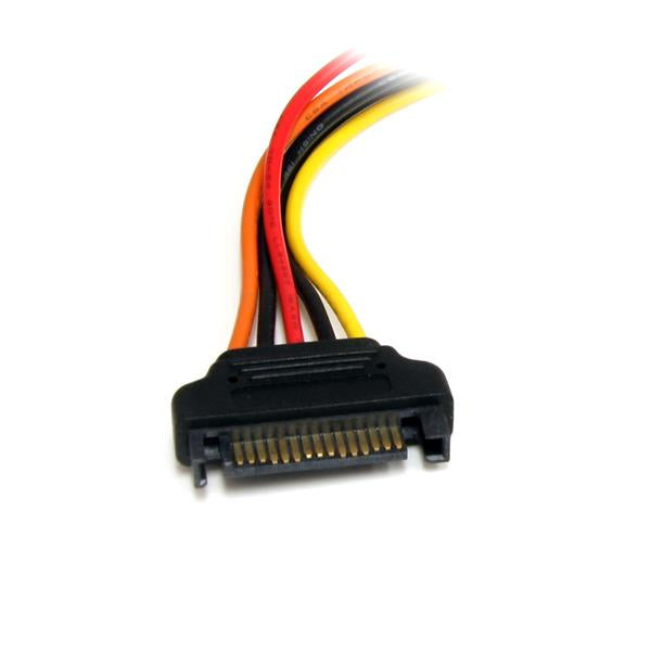 StarTech.com SATA Stromkabel – SATA 15-Pin (M)–SATA 15-Pin (F), 0,305 m, 18 AWG, mehrfarbig