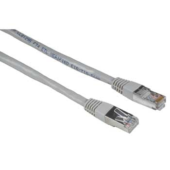 Hama Patchkabel – 20 m, RJ45–RJ45, Grau – für PC, Notebook