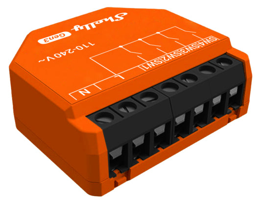 Shelly i4 Gen3 – Zubehör – Tasterschnittstelle, WLAN, 4 Kanäle
