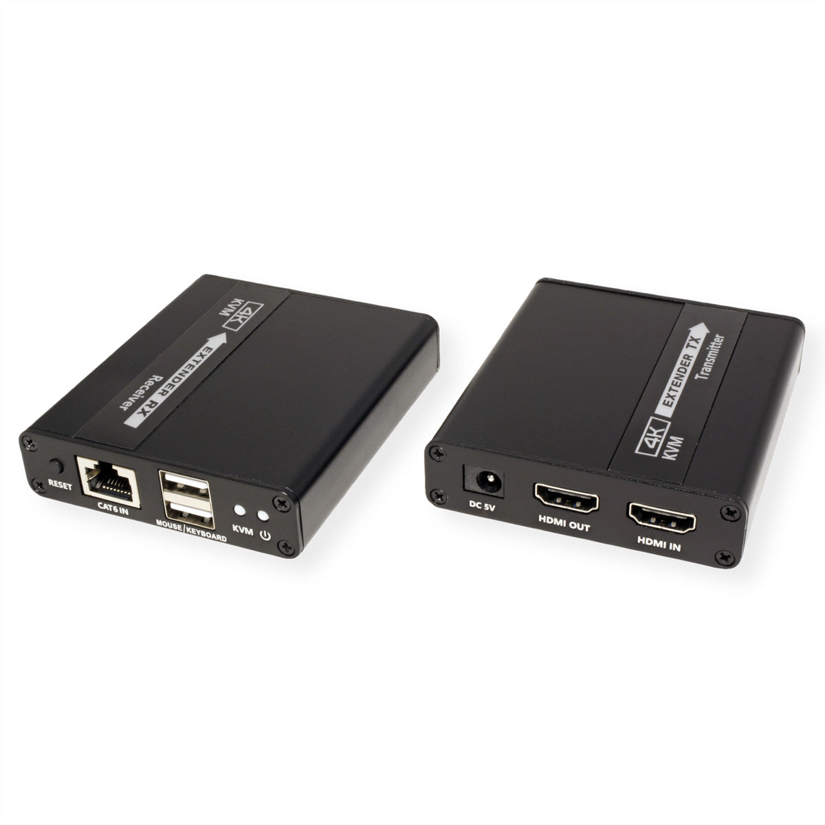 VALUE KVM-Extender-Set – HDMI – 1920 × 1080/60 Hz, USB, Audio – bis 70 m über Cat 6/6a