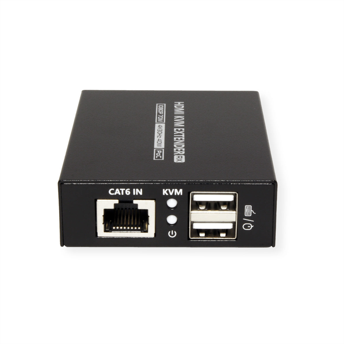 VALUE KVM-Extender-Set HDMI – 4K/30 Hz, USB, PoC, bis 40 m über Cat 6/6a/7
