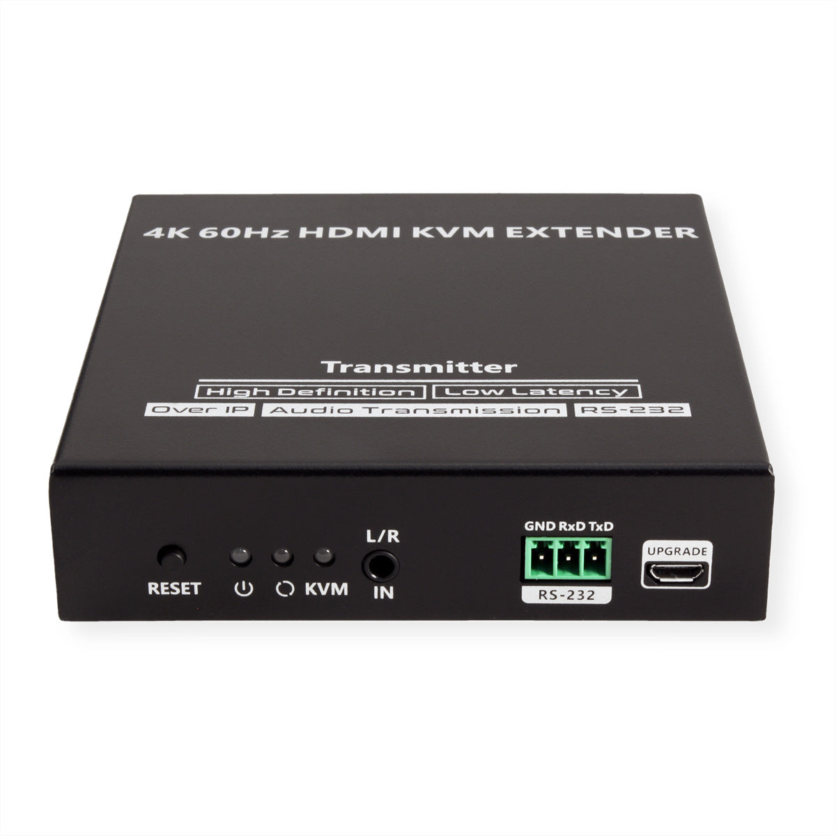 VALUE KVM-Extender-Set HDMI – 4K/60 Hz, USB, Audio, RS-232, bis 120 m über Cat 6