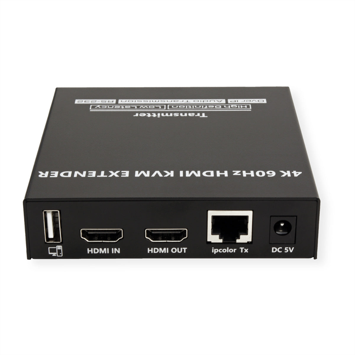 VALUE KVM-Extender-Set HDMI – 4K/60 Hz, USB, Audio, RS-232, bis 120 m über Cat 6