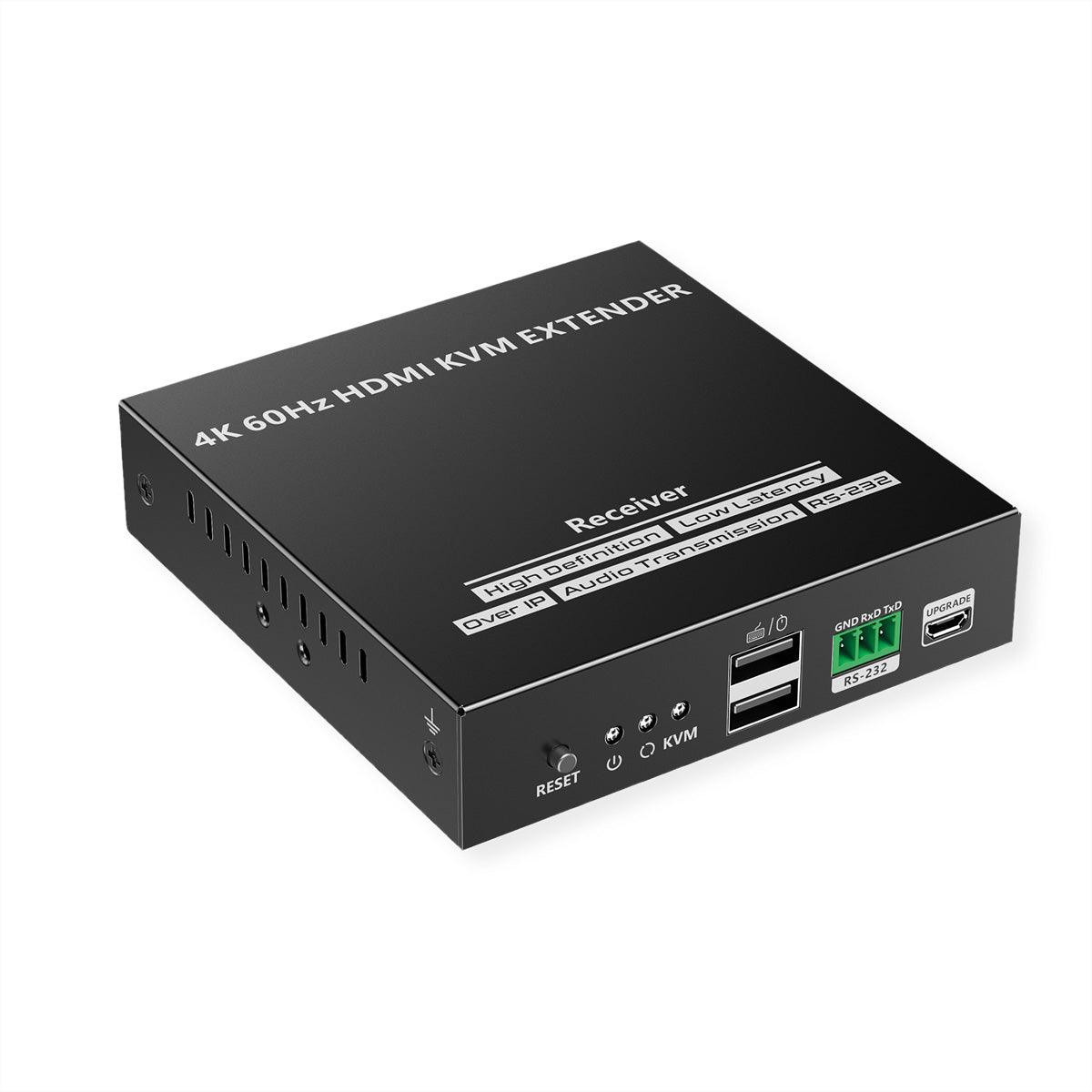 VALUE KVM-Extender-Set HDMI – 4K/60 Hz, USB, Audio, RS-232, bis 120 m über Cat 6