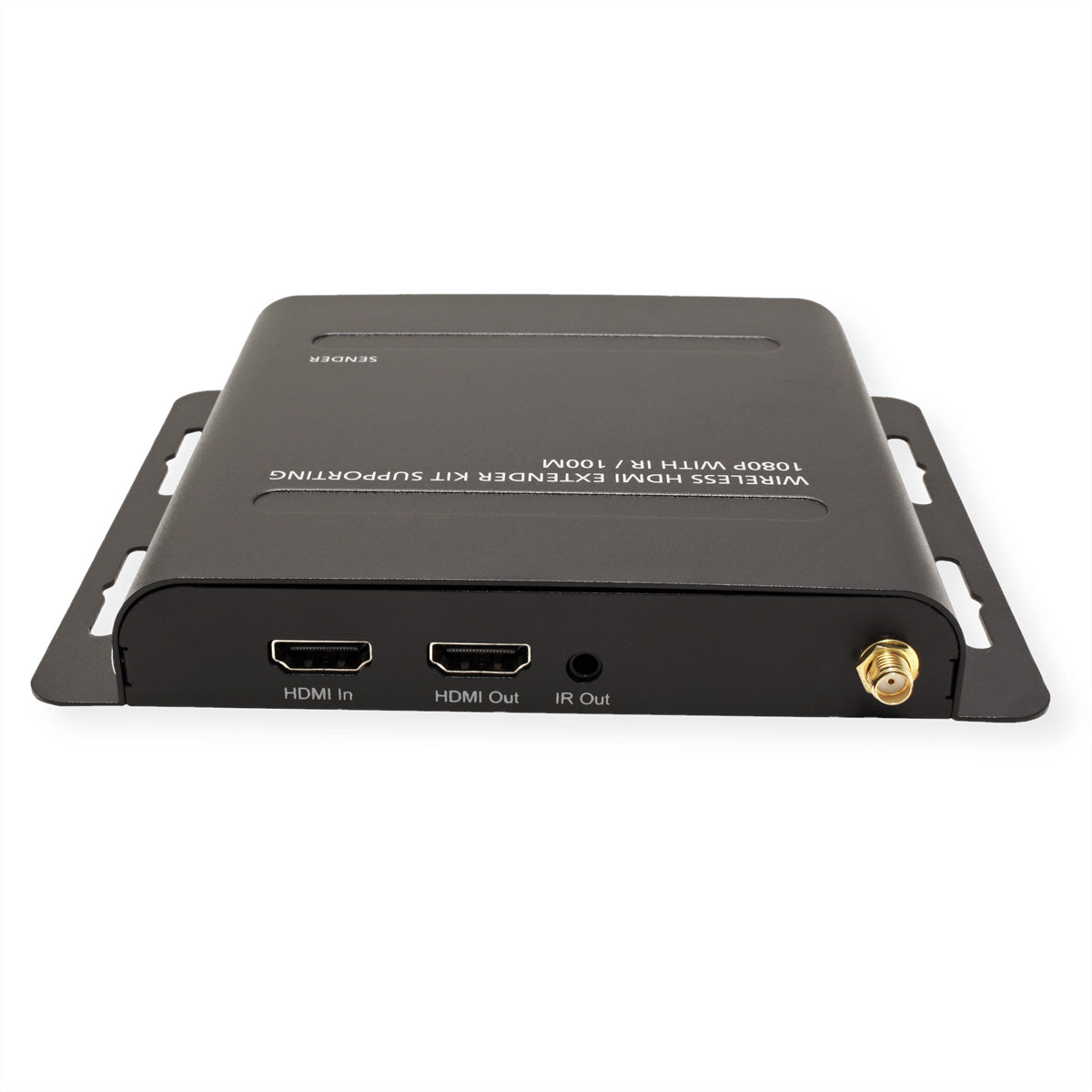 VALUE Wireless HDMI Extender-Set, 1× HDMI In / 1× HDMI Out, 1440p@60 Hz, 100 m, HDCP, Schwarz