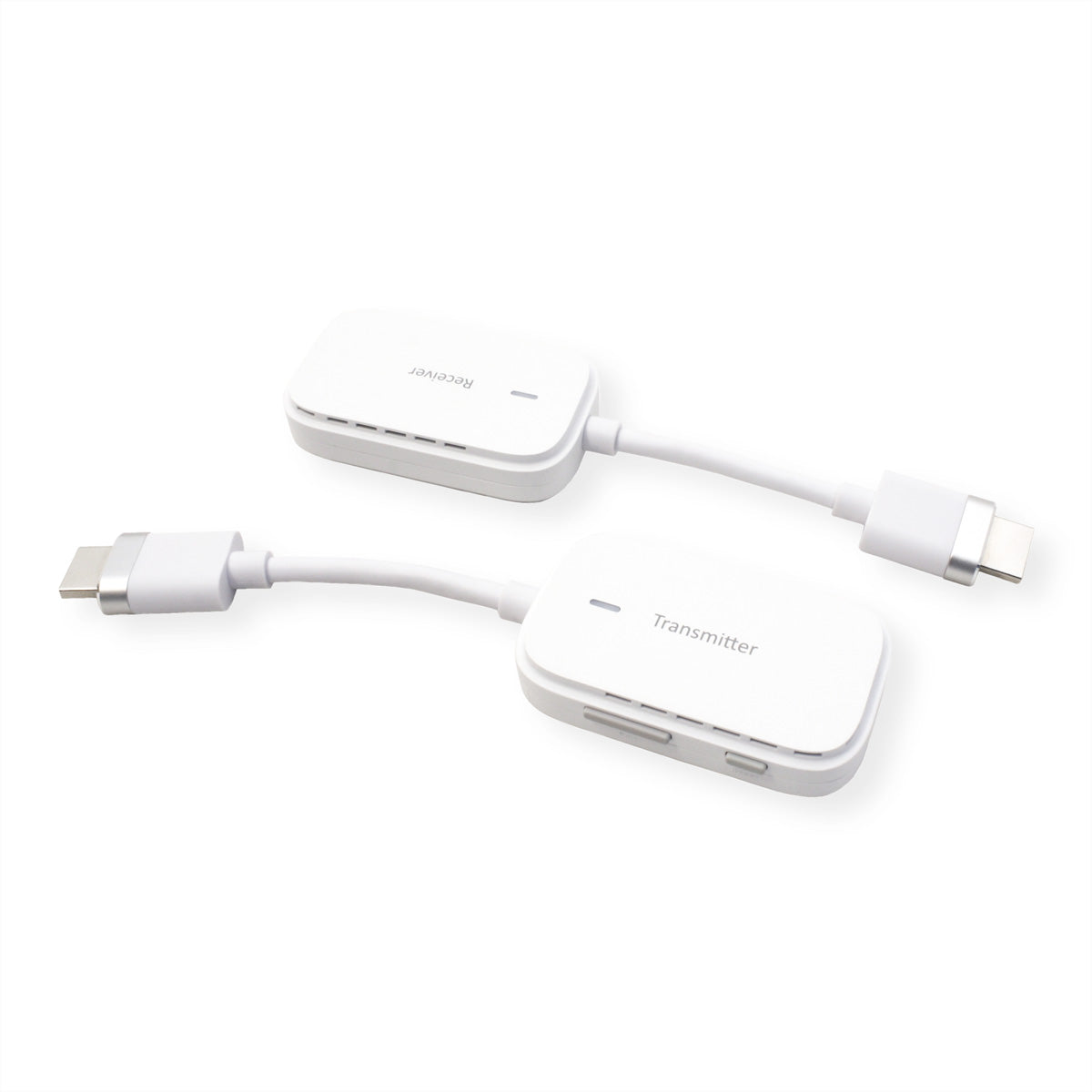 VALUE Wireless HDMI Extender-Set, 1× HDMI In / 1× HDMI Out, 1080p@60 Hz, 20 m, 3D, Verschlüsselt, Weiss