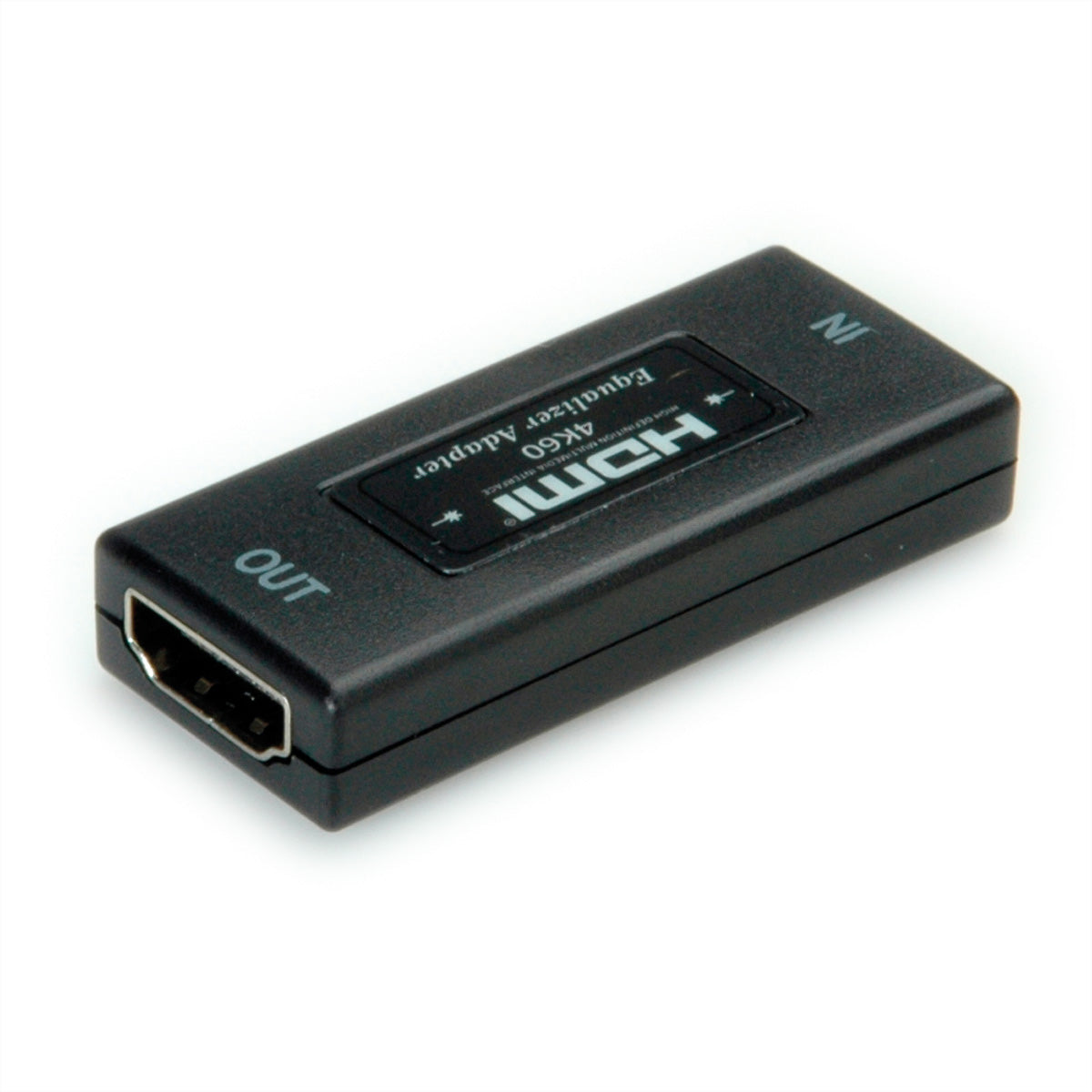 VALUE HDMI-Verlängerung HDMI zu HDMI – 4K (3840 × 2160) @ 60 Hz, bis 20 m, aktiv, Schwarz