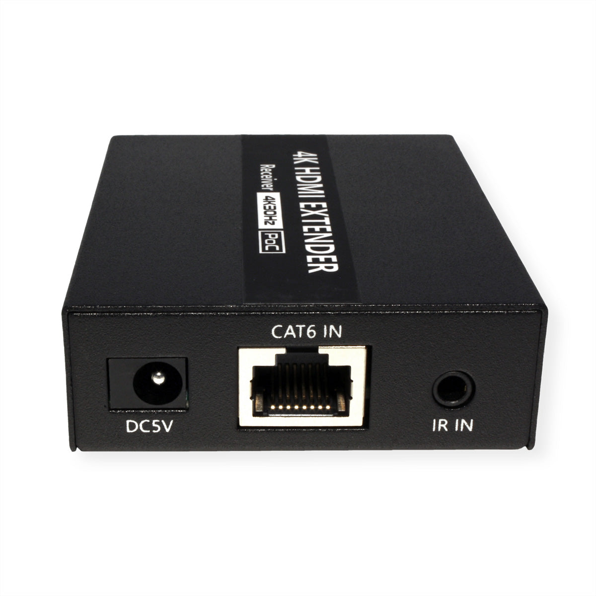 VALUE HDMI Extender-Set, über Cat6a, 1× HDMI In / 1× HDMI Out, 4K@30 Hz, 40 m, HDR, HDCP, Schwarz