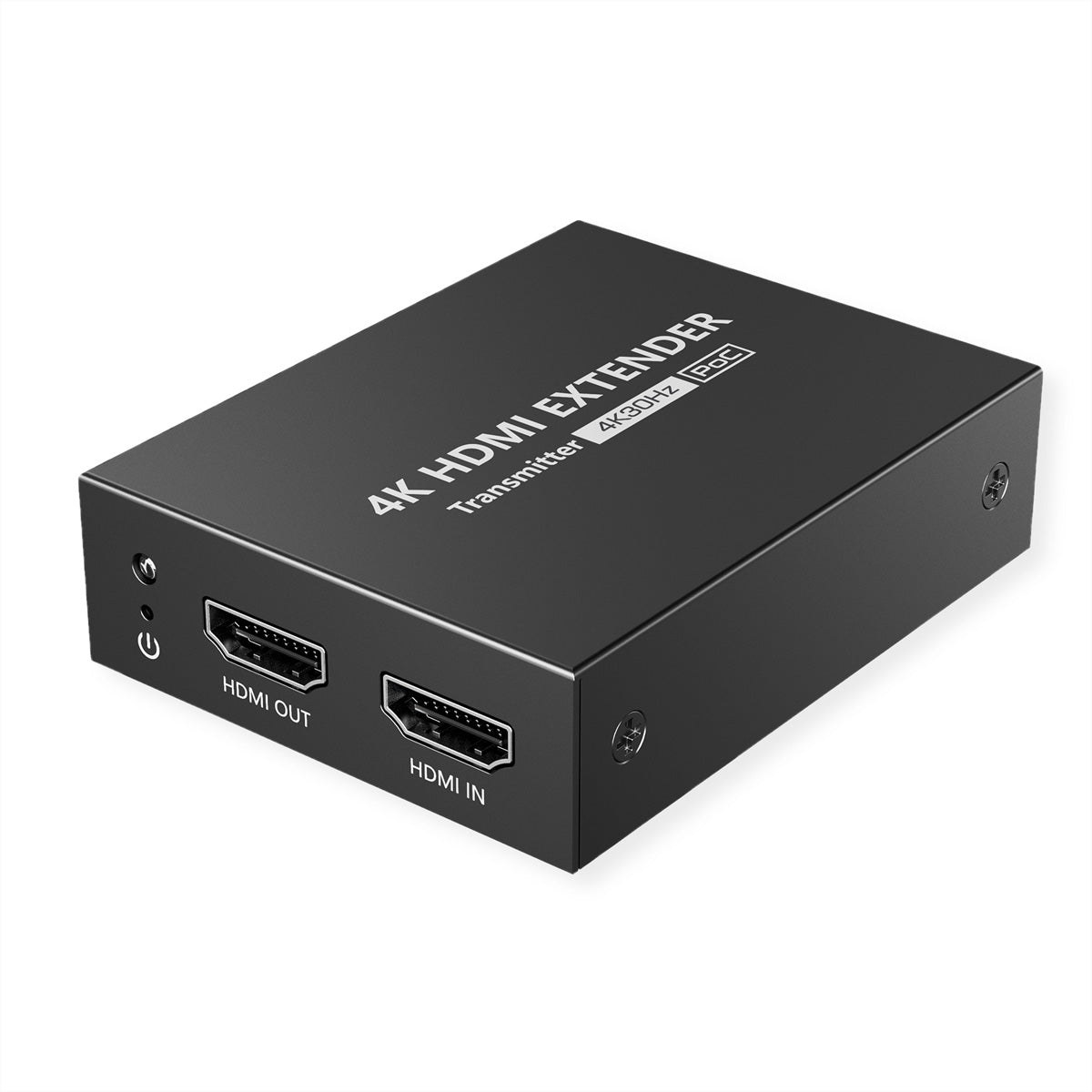 VALUE HDMI Extender-Set, über Cat6a, 1× HDMI In / 1× HDMI Out, 4K@30 Hz, 40 m, HDR, HDCP, Schwarz