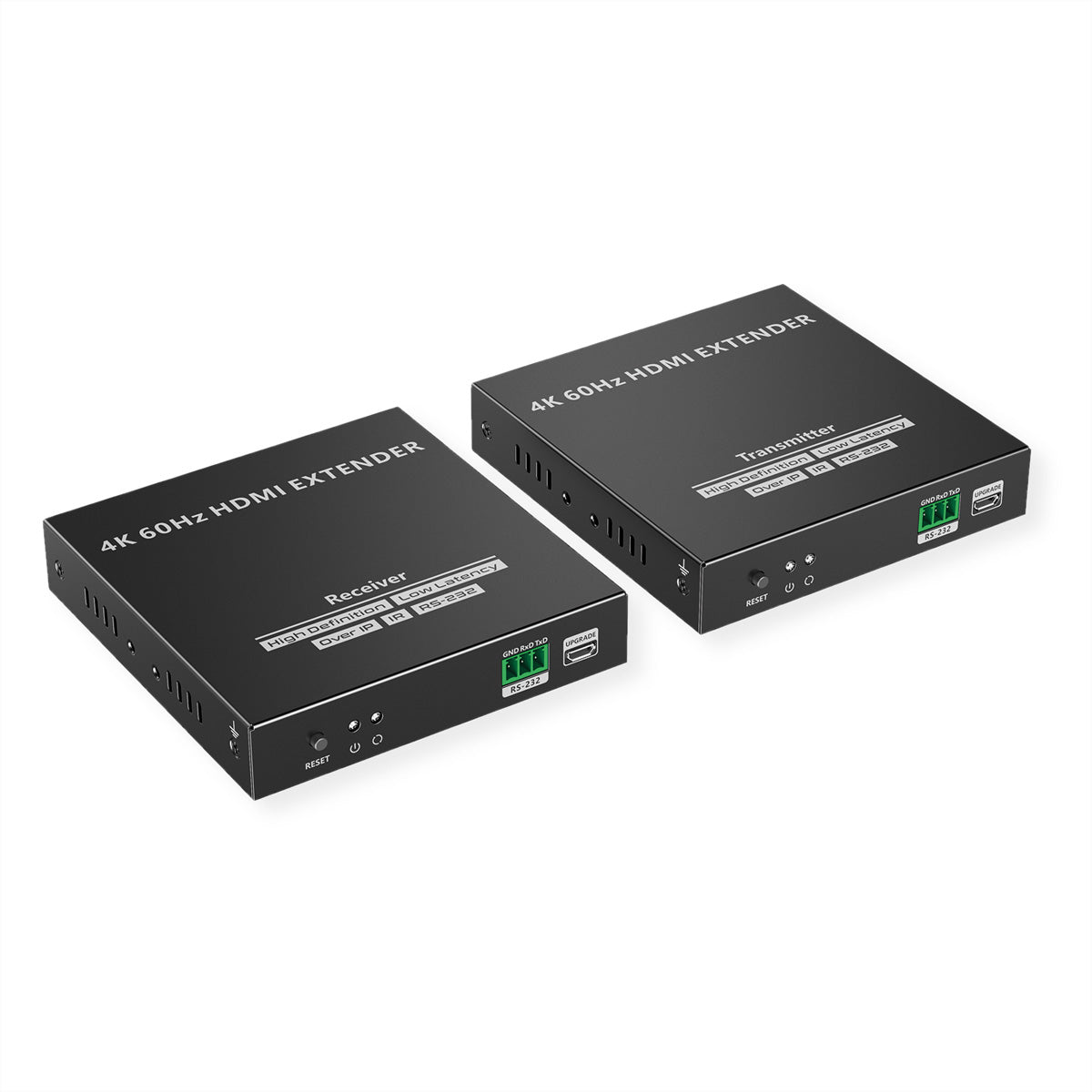 VALUE HDMI-Verlängerung über IP – bis 120 m, 4K (3840 × 2160) @ 60 Hz, 2× HDMI, RS-232/IR, HDCP 1.4/2.2
