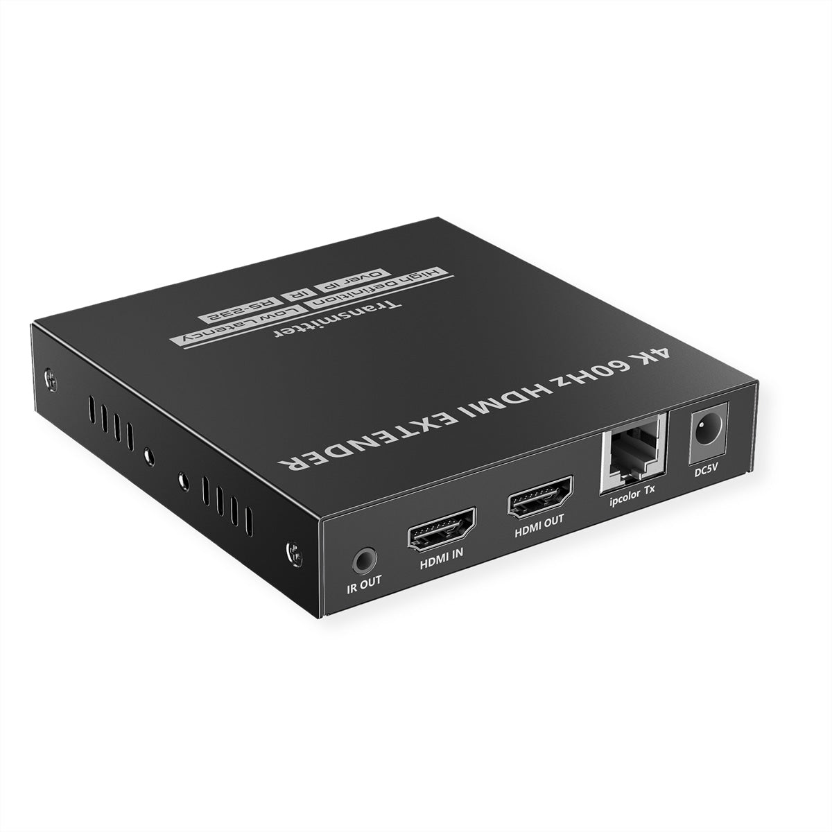 VALUE HDMI-Verlängerung über IP – bis 120 m, 4K (3840 × 2160) @ 60 Hz, 2× HDMI, RS-232/IR, HDCP 1.4/2.2