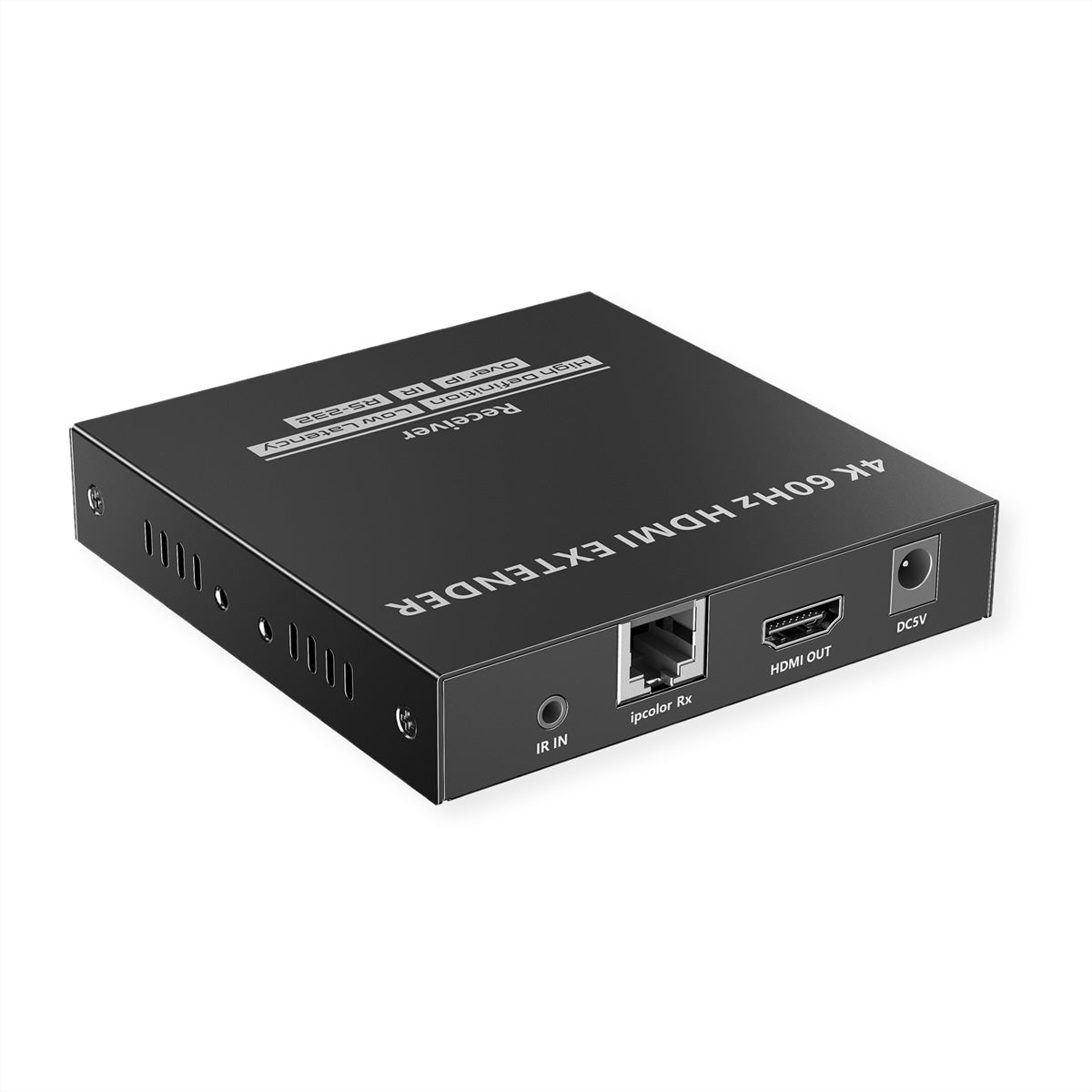 VALUE HDMI-Verlängerung über IP – bis 120 m, 4K (3840 × 2160) @ 60 Hz, 2× HDMI, RS-232/IR, HDCP 1.4/2.2
