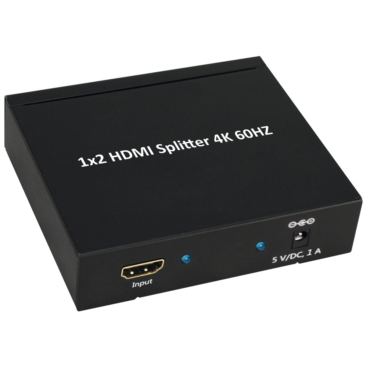 VALUE HDMI Splitter, 1× HDMI In / 2× HDMI Out, 4K@60 Hz, 3D, Schwarz