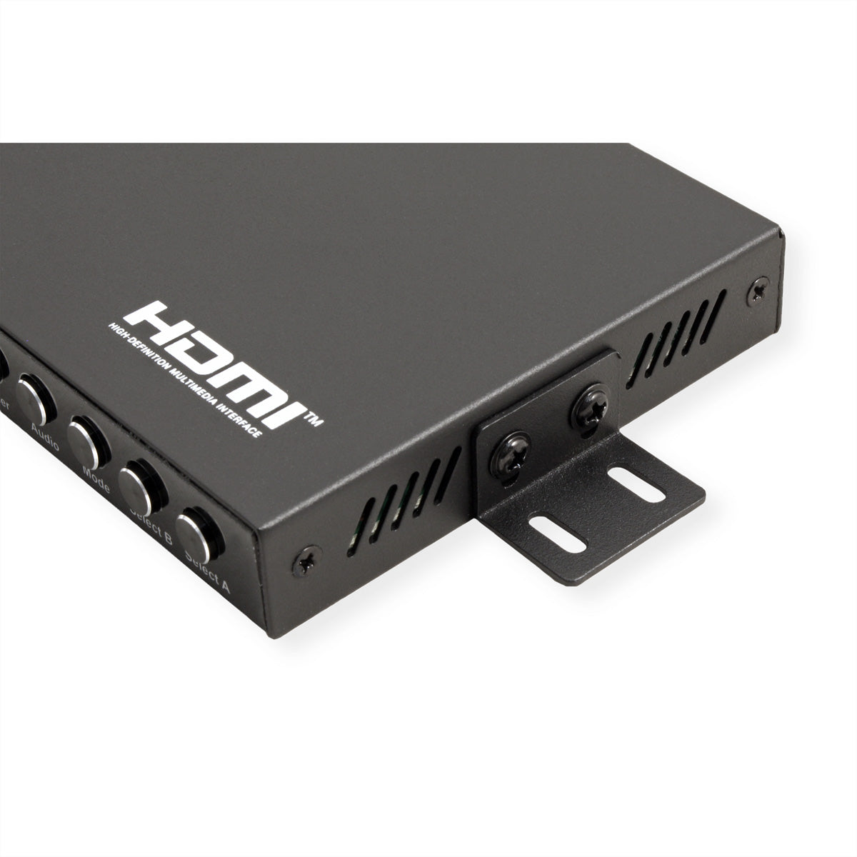 VALUE HDMI Matrix 4×2, 4K@30 Hz, Quad Multi-Viewer, HDCP 1.4, RS-232/IR, Toslink/Stereo, Schwarz