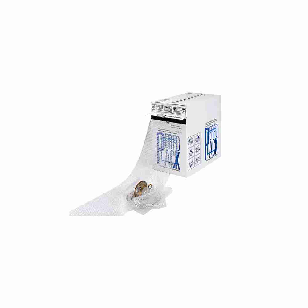 Perfopack Luftpolsterfolie – perforiert, Perforation 300 mm – 28,5 cm × 50 m – 1 Stk., ab 3 Stk.
