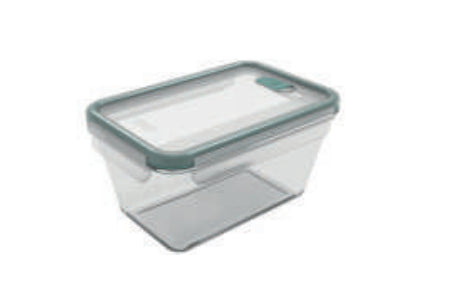 Rotho NALA – Vorratsdose 2 l, 22,6 × 15,1 × 11,9 cm, Glas (Borosilikat), Transparent