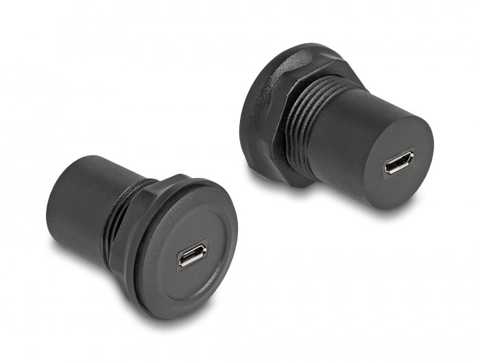 DeLOCK USB-Adapter Micro-USB-B auf Micro-USB-B – USB 2.0 (480 Mbit/s) – Schwarz