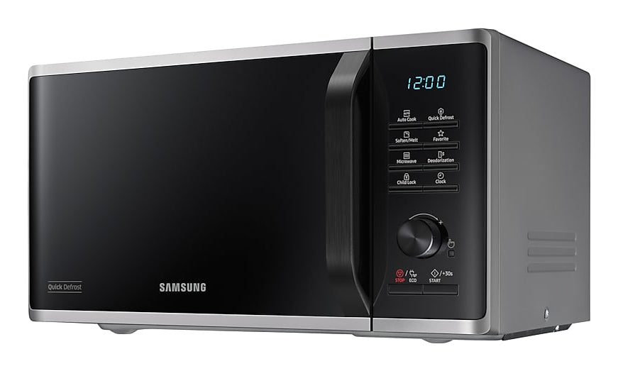 Samsung Solo-Mikrowelle MS23K3515AS/SW – 23 l, Keramikboden, 800 W – Silber