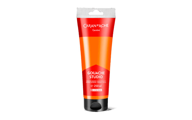 Caran d-Ache Caran d'Ache – Gouache – fluoreszierendes Orange, 250 ml