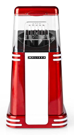 Melissa Popcorn-Maschine 16310187 – 60 g, Heissluft, 1200 W – Rot/Weiss