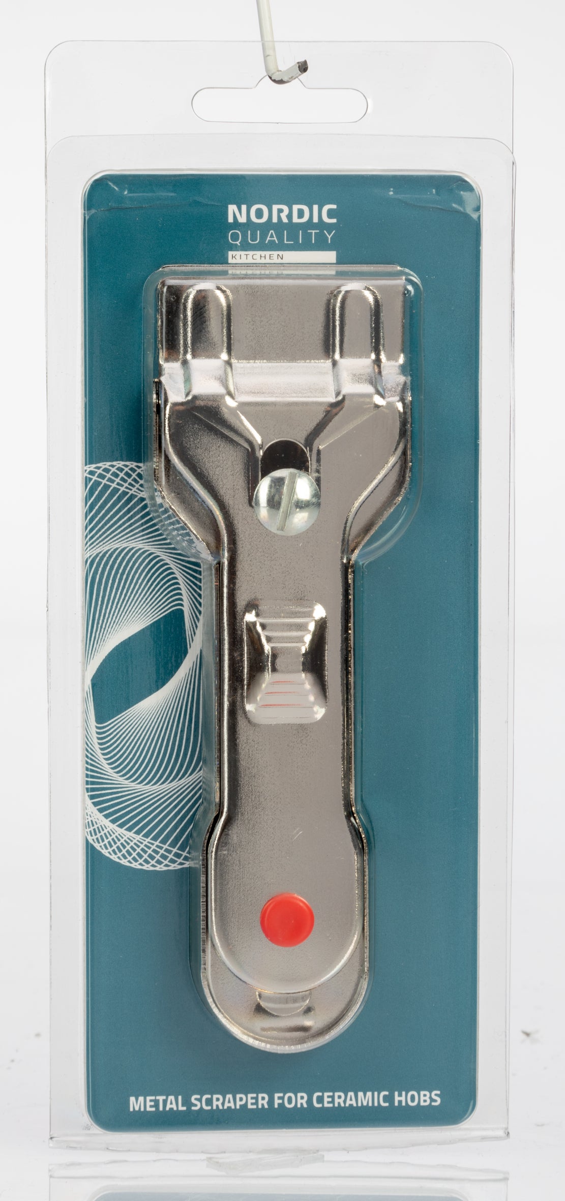 Nordic Quality Schaber 352103 – Metall, silber, 7,0 × 2,5 × 17,0 cm