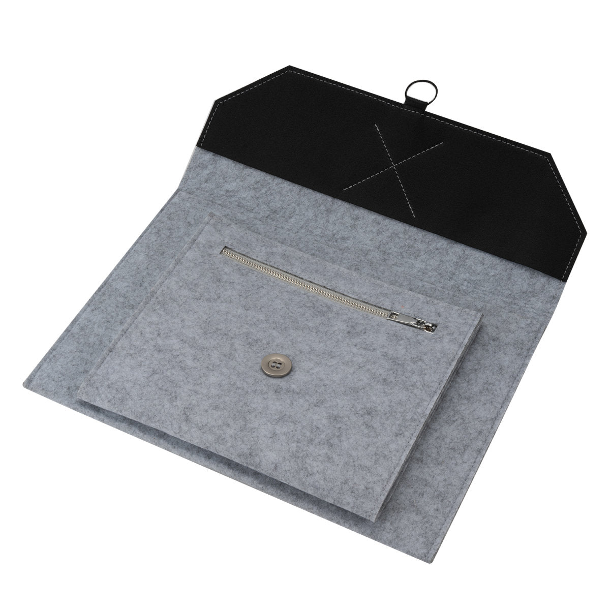4smarts Notebook-Tasche für Geräte bis 13" – Grau