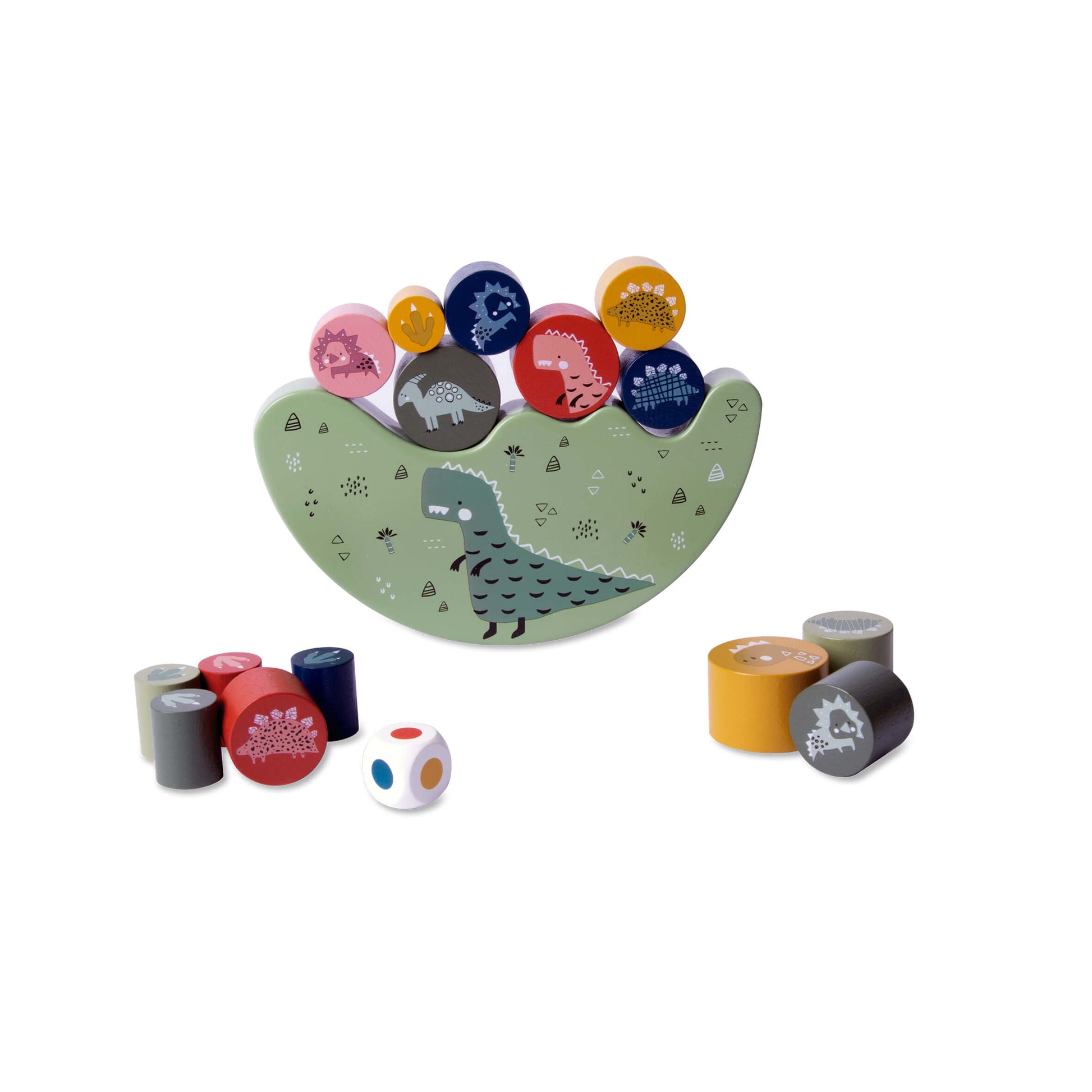 APLI Kids Balancierspiel Dino – Geschicklichkeitsspiel, ab 4 Jahren