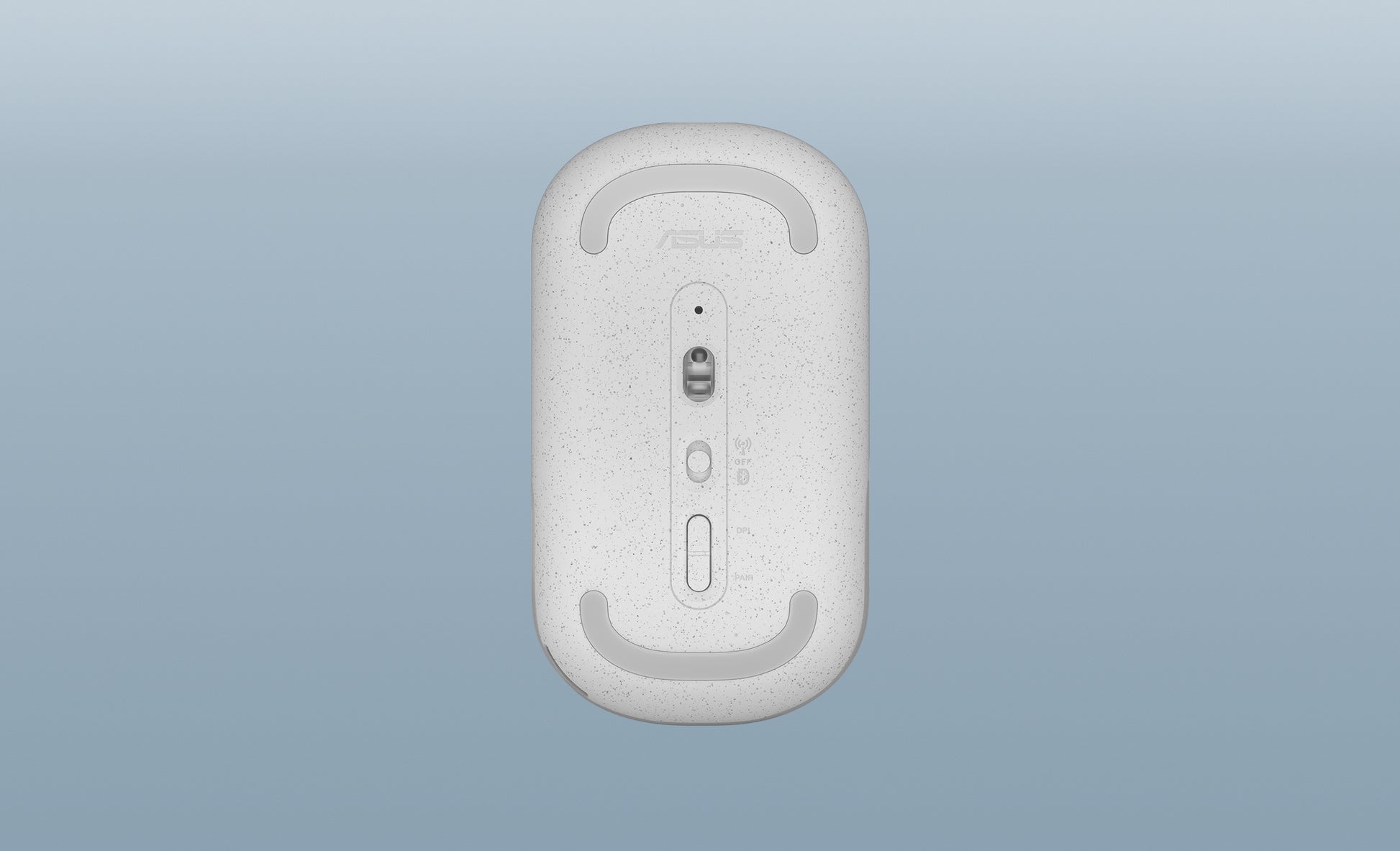 ASUS Marshmallow Md100 – Maus – Kabellos (Bluetooth/2,4 GHz), beidhändig, Grau