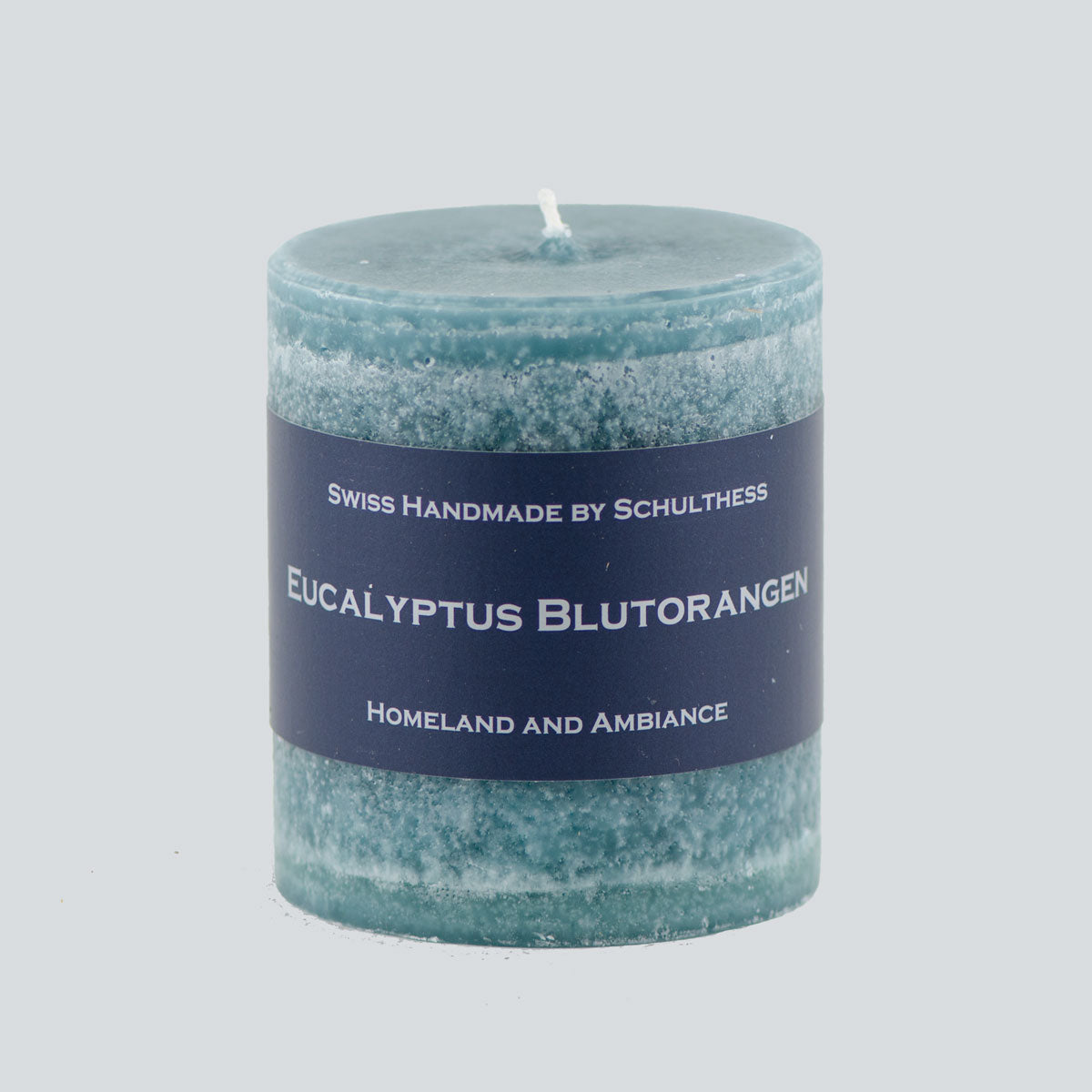 Schulthess Kerzenhandwerk Duftkerze – Eukalyptus Blutorangen – Ø 7 × 8 cm – ca. 40 h