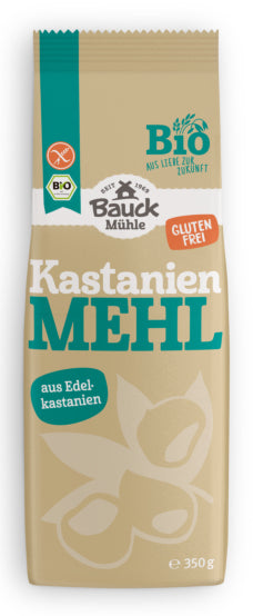 Bauck Mühle Kastanienmehl – Bio, glutenfrei – 350 g