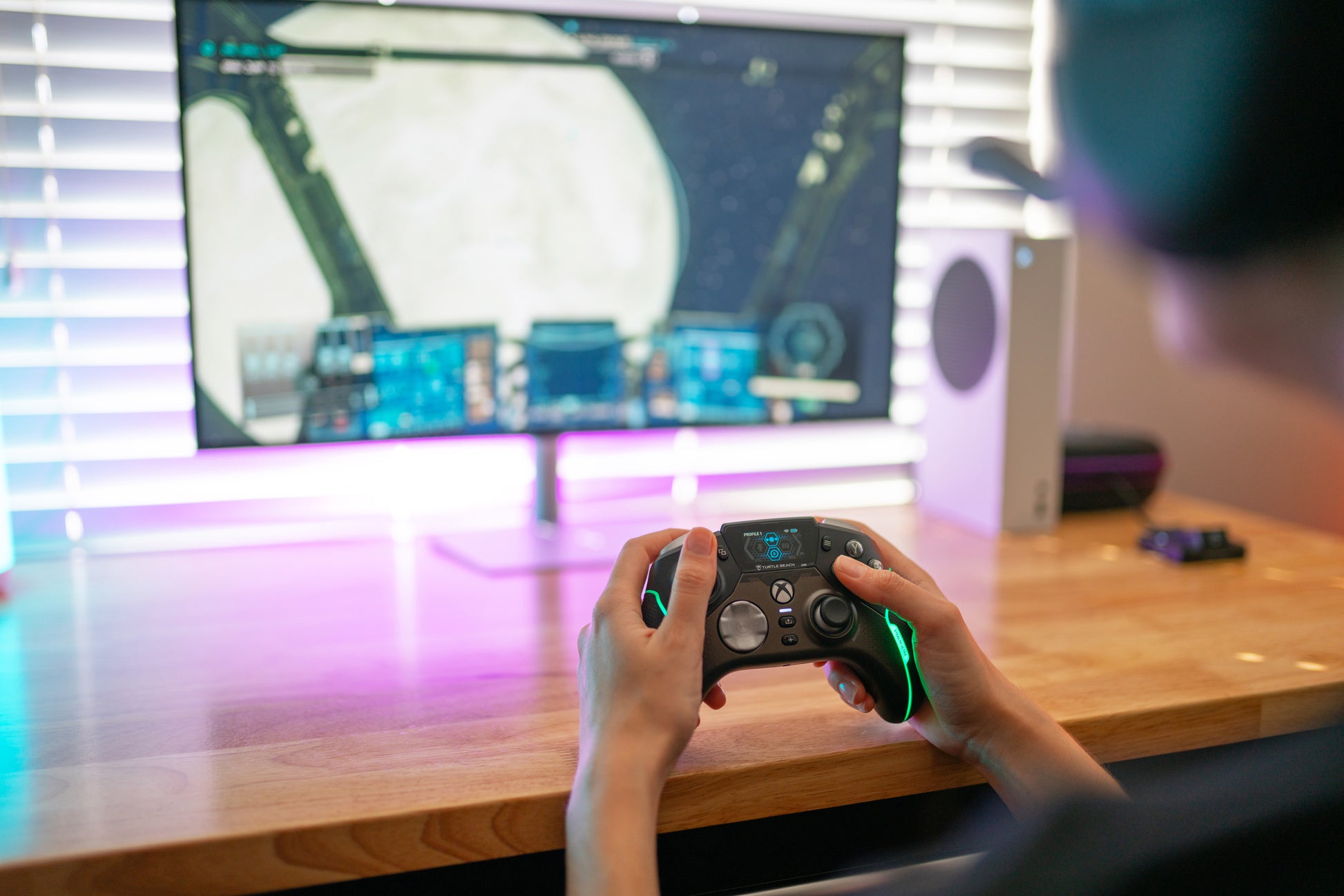 Turtle Beach Stealth Ultra – Gamepad – USB + RF + Bluetooth, Eingebautes Display, für Xbox & PC