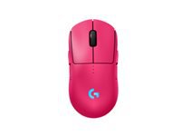 Logitech G PRO 2 LIGHTSPEED – Gaming-Maus – Kabellos (2,4 GHz), 32000 DPI, beidhändig, Magenta
